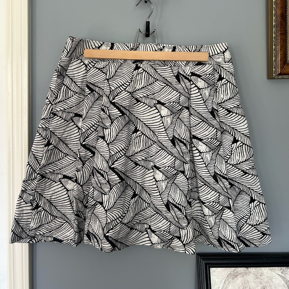 Loft Women’s Pleated Linen Skirt Size 8